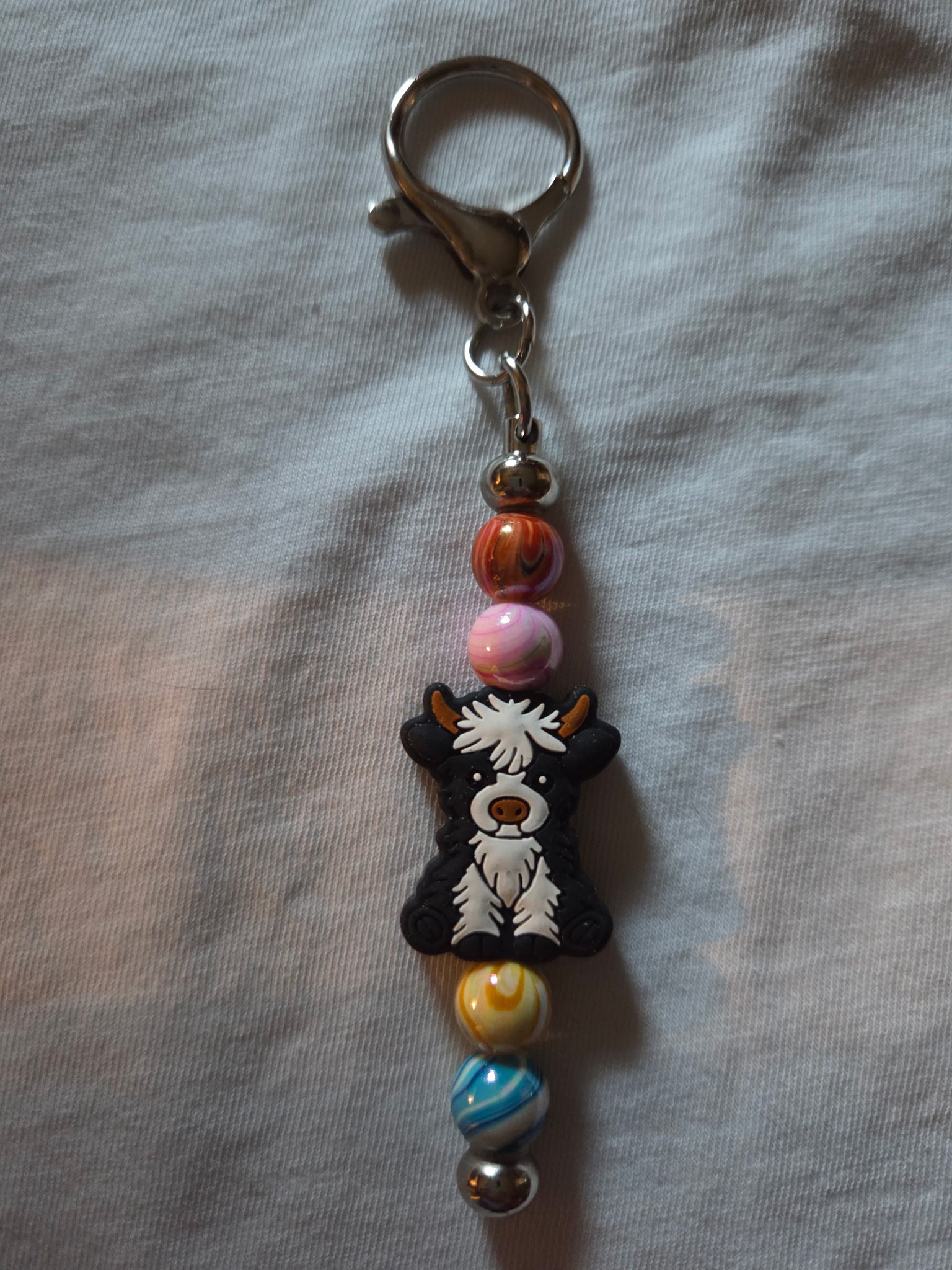 Highland Cow Keychain