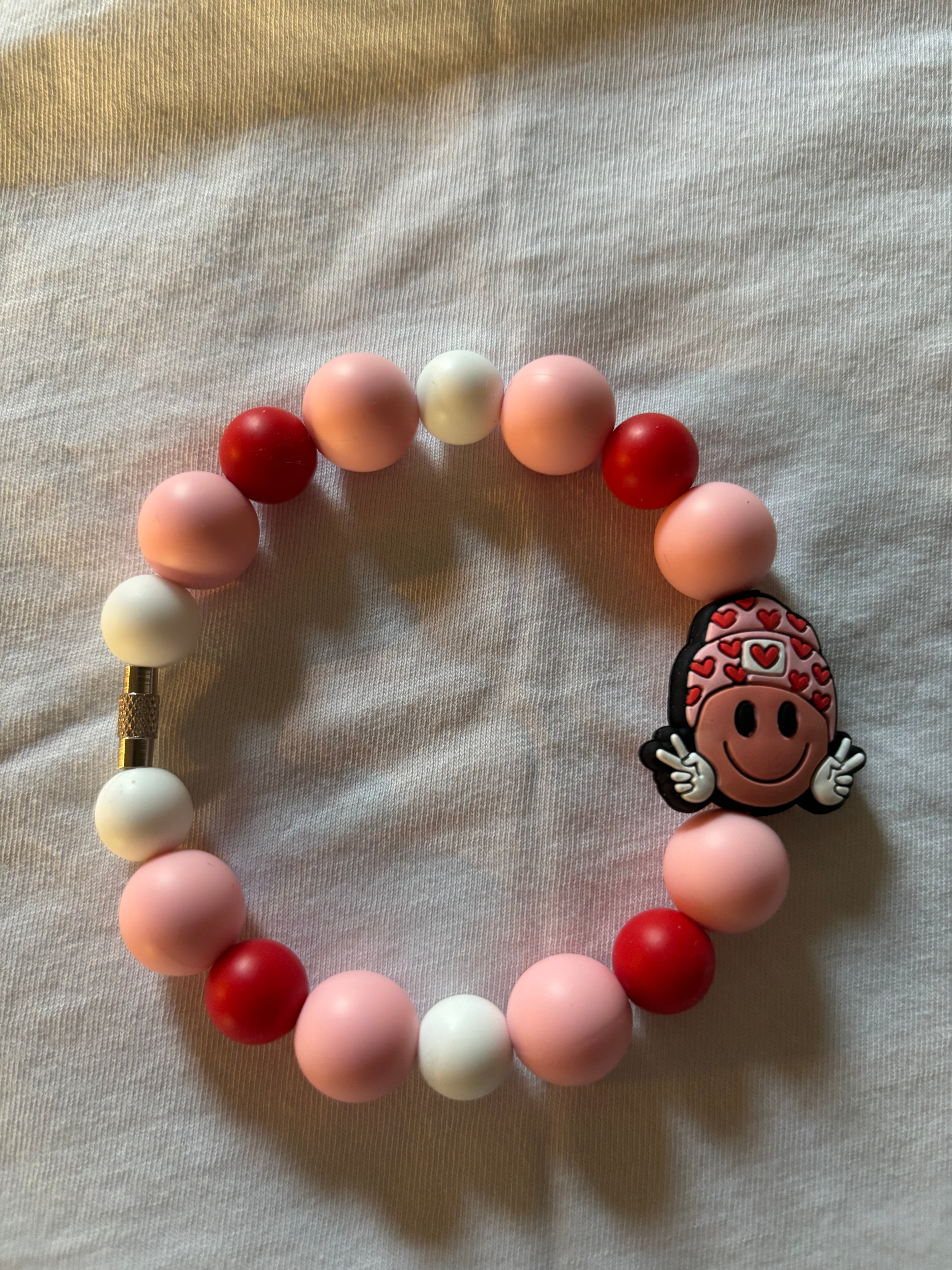 Smiley Face Wristlet