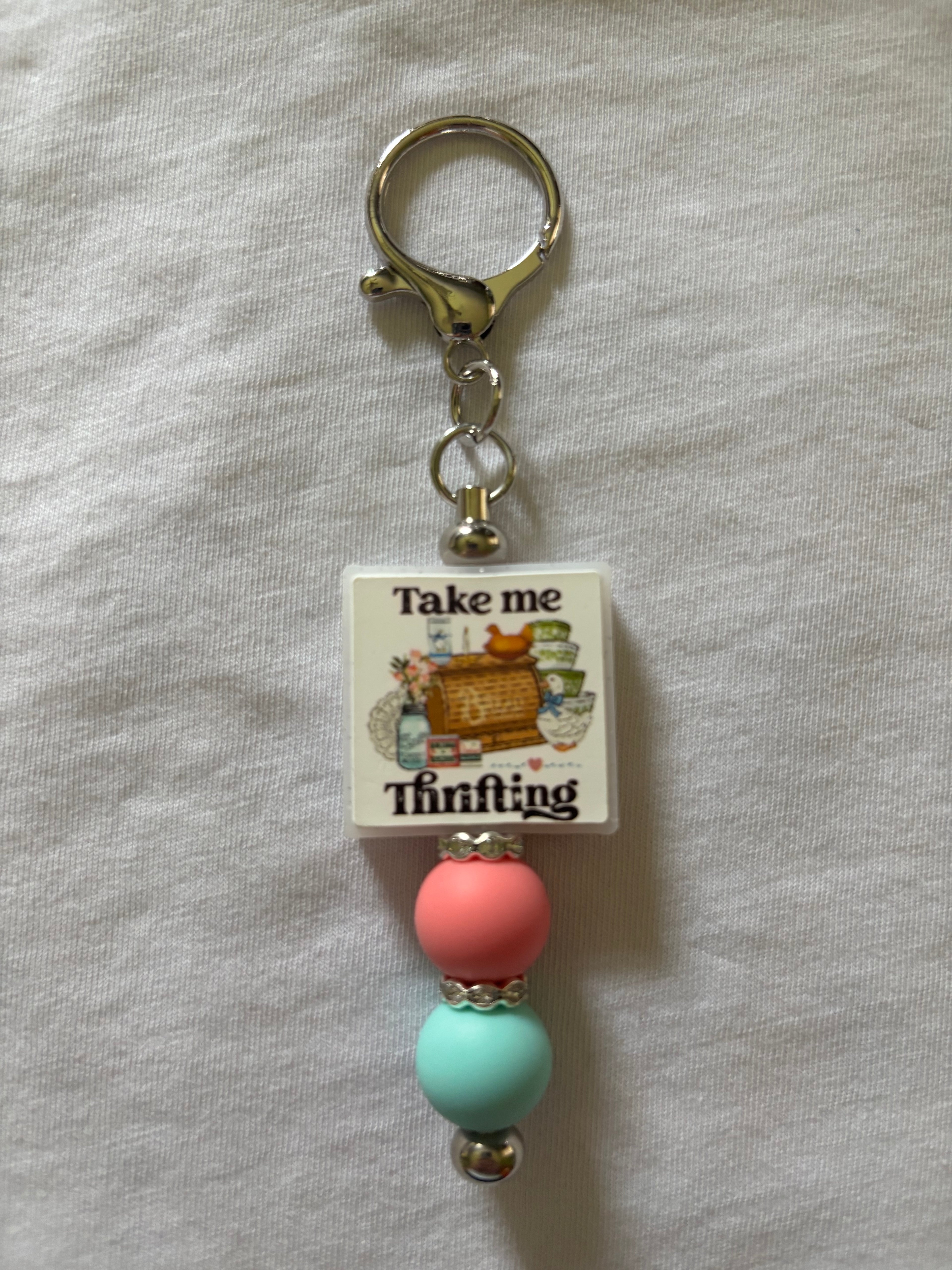 Take Me Thrifting Keychain