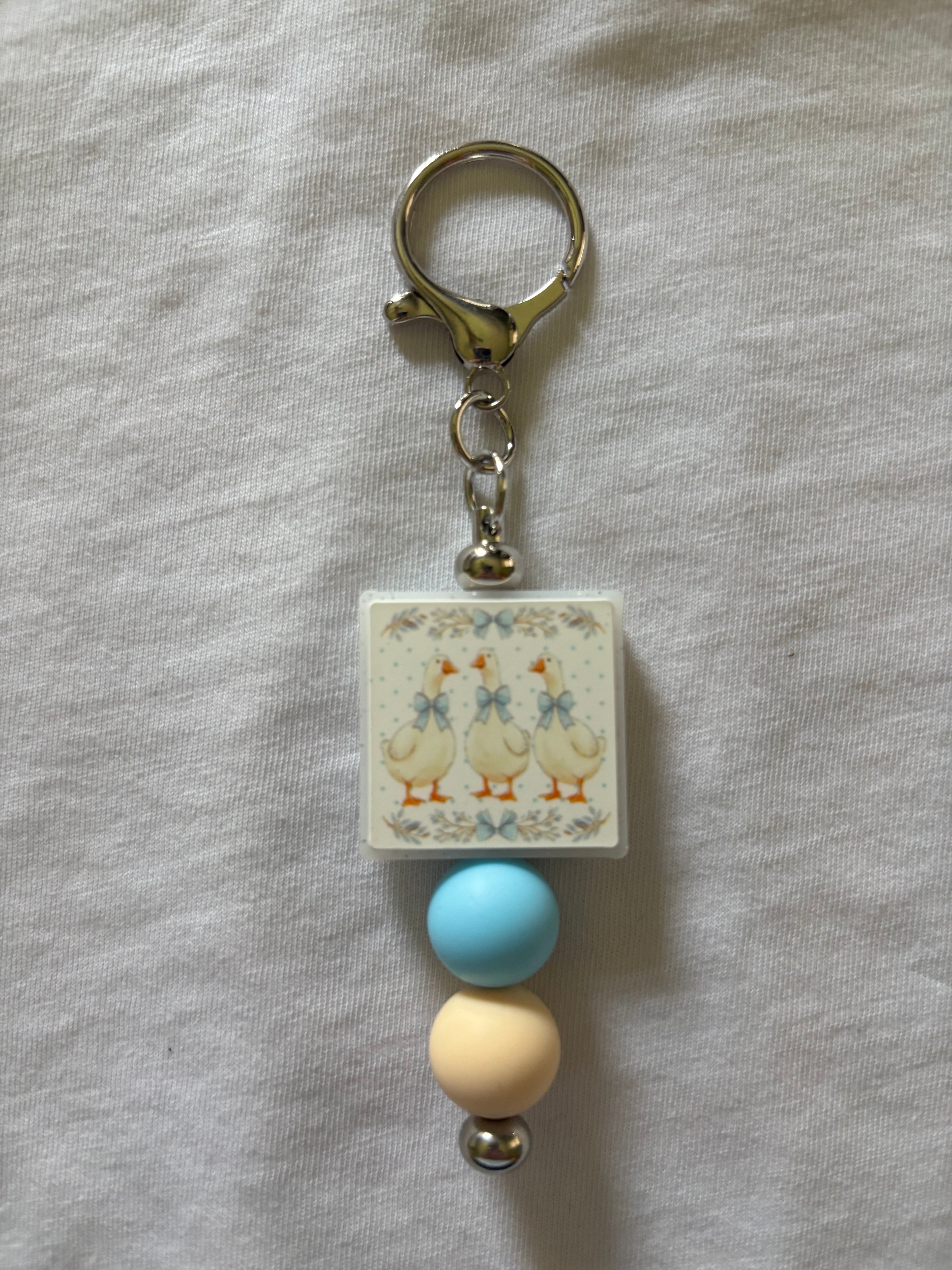 Vintage Goose Keychain