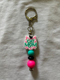Cat Mom Keychain
