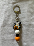 Vintage Ghost Gnome Keychain