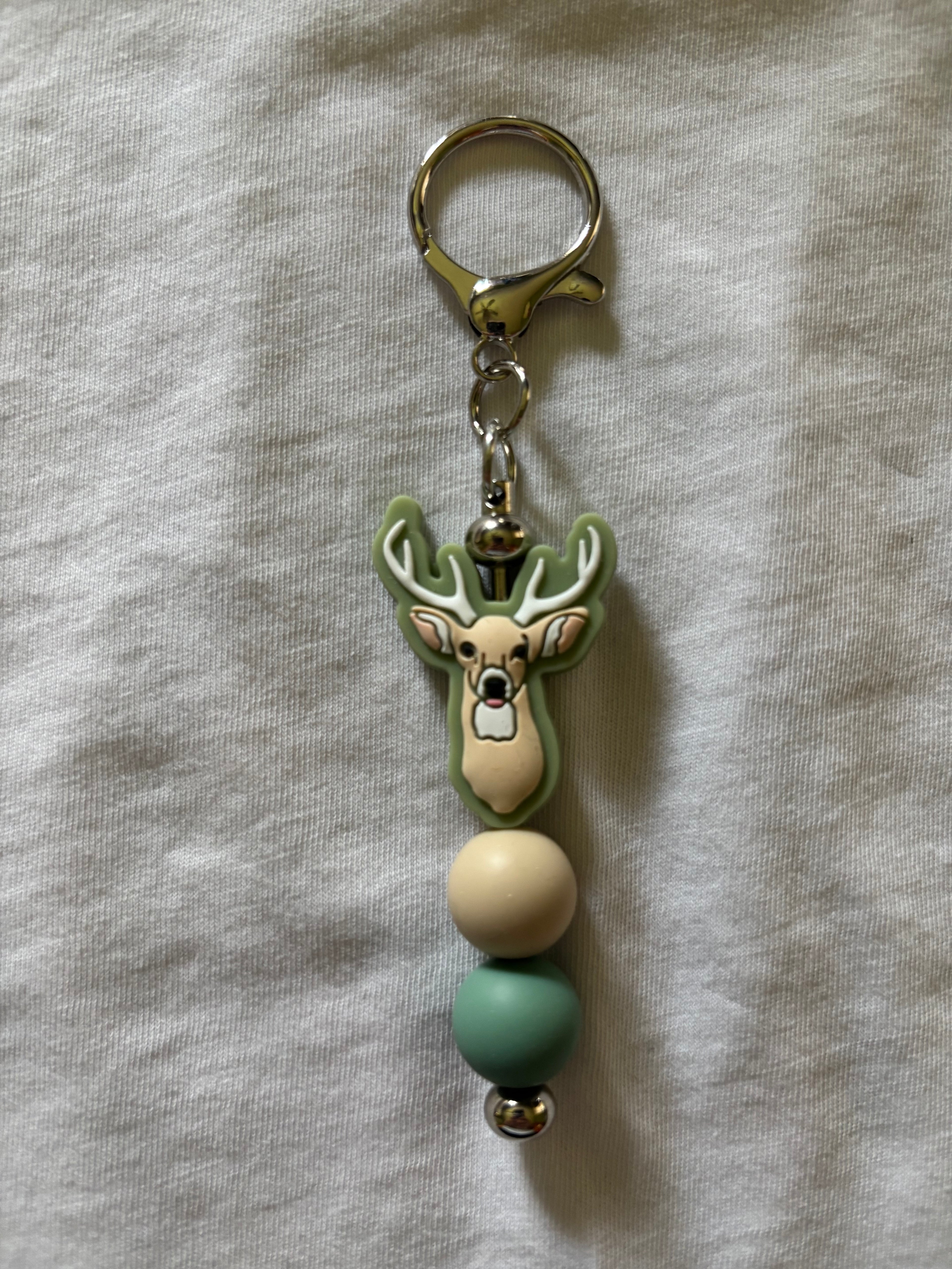 Deer Head Keychain