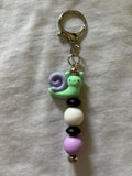 Purple Snail Keychain