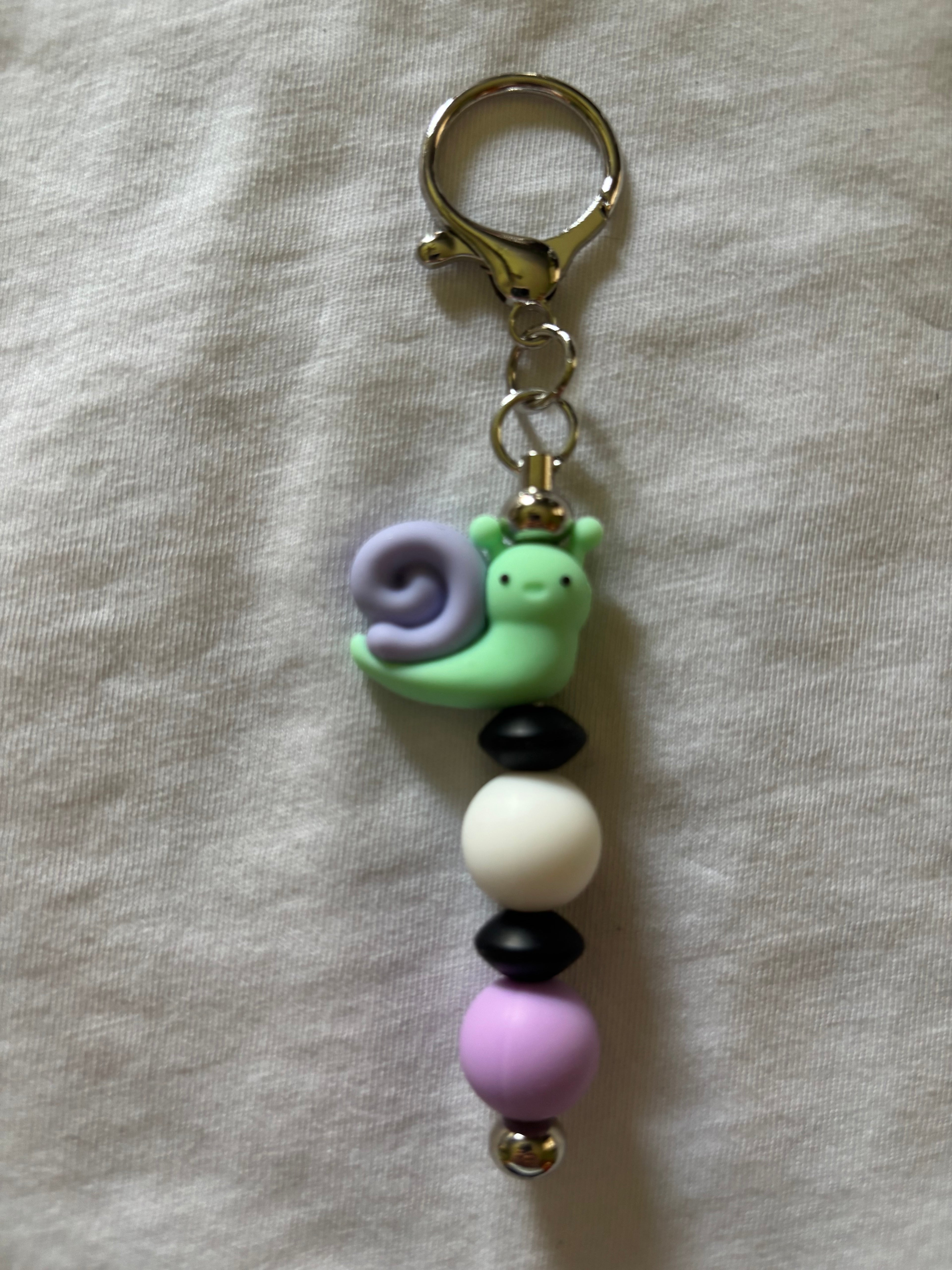 Purple Snail Keychain