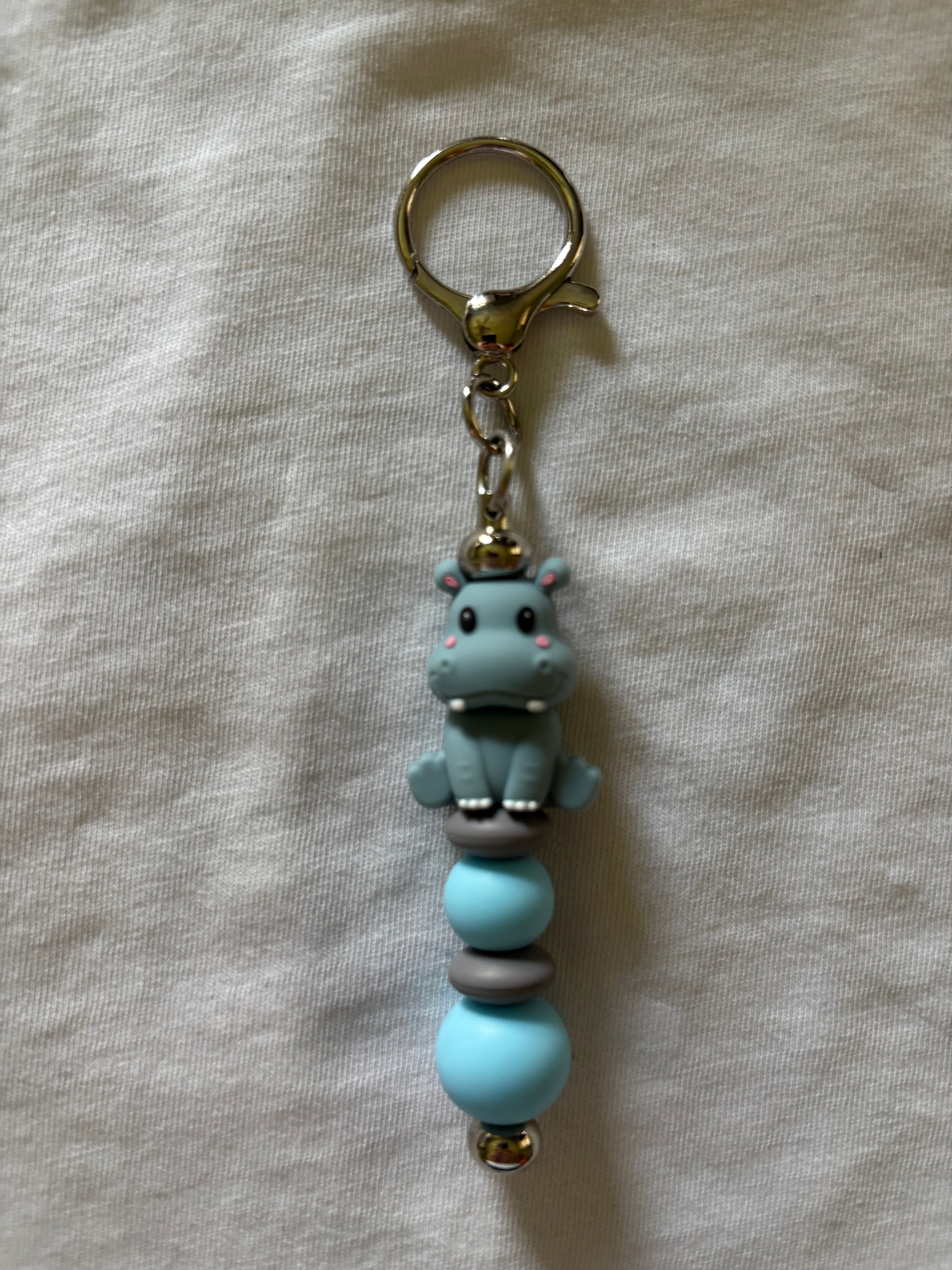 Hippo Keychain