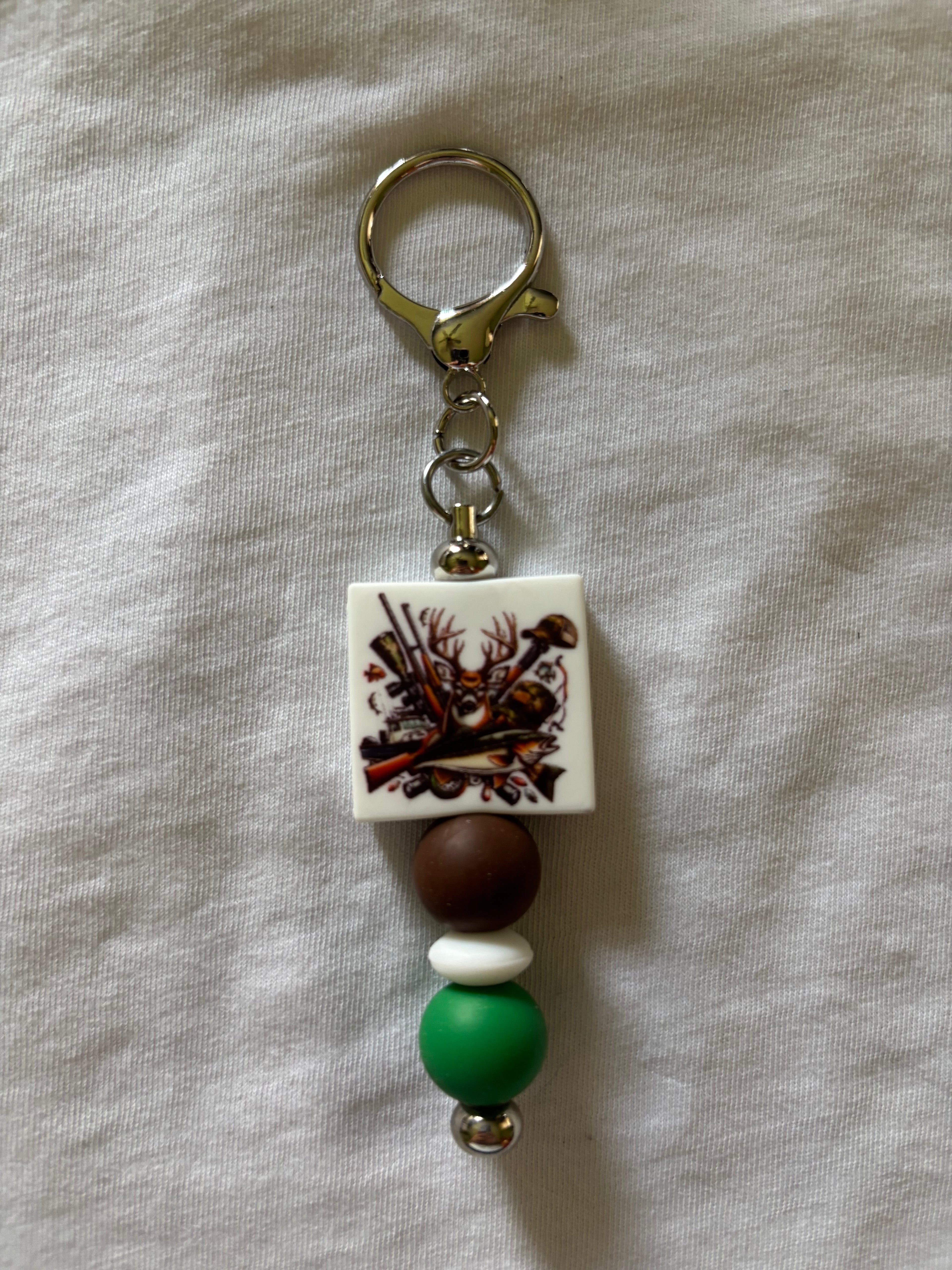 Hunting and Fishing Keychain