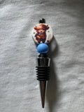 Highland Cow with Sunflower Wine Stopper