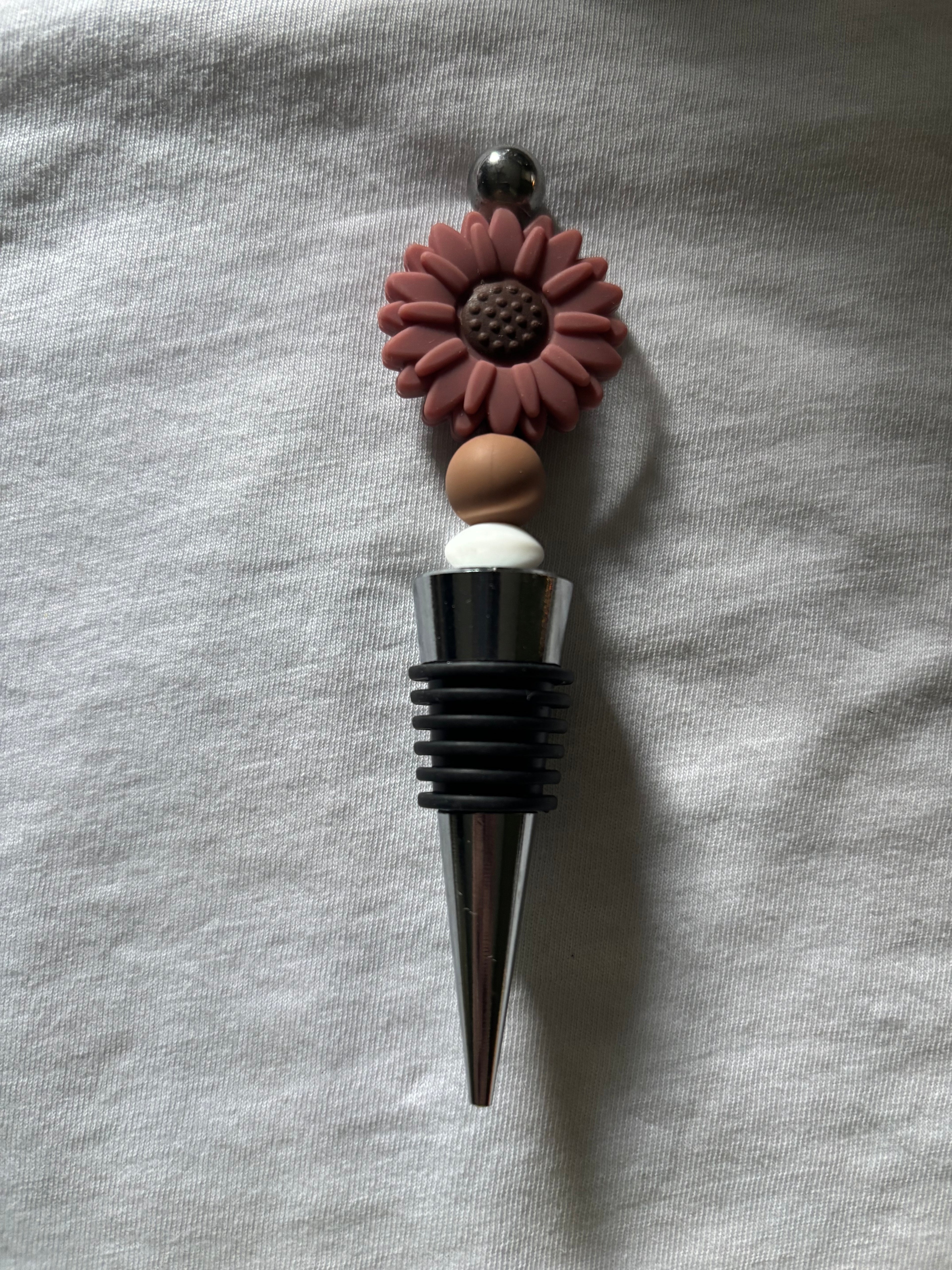 Merlot Sunflower Wine Stopper