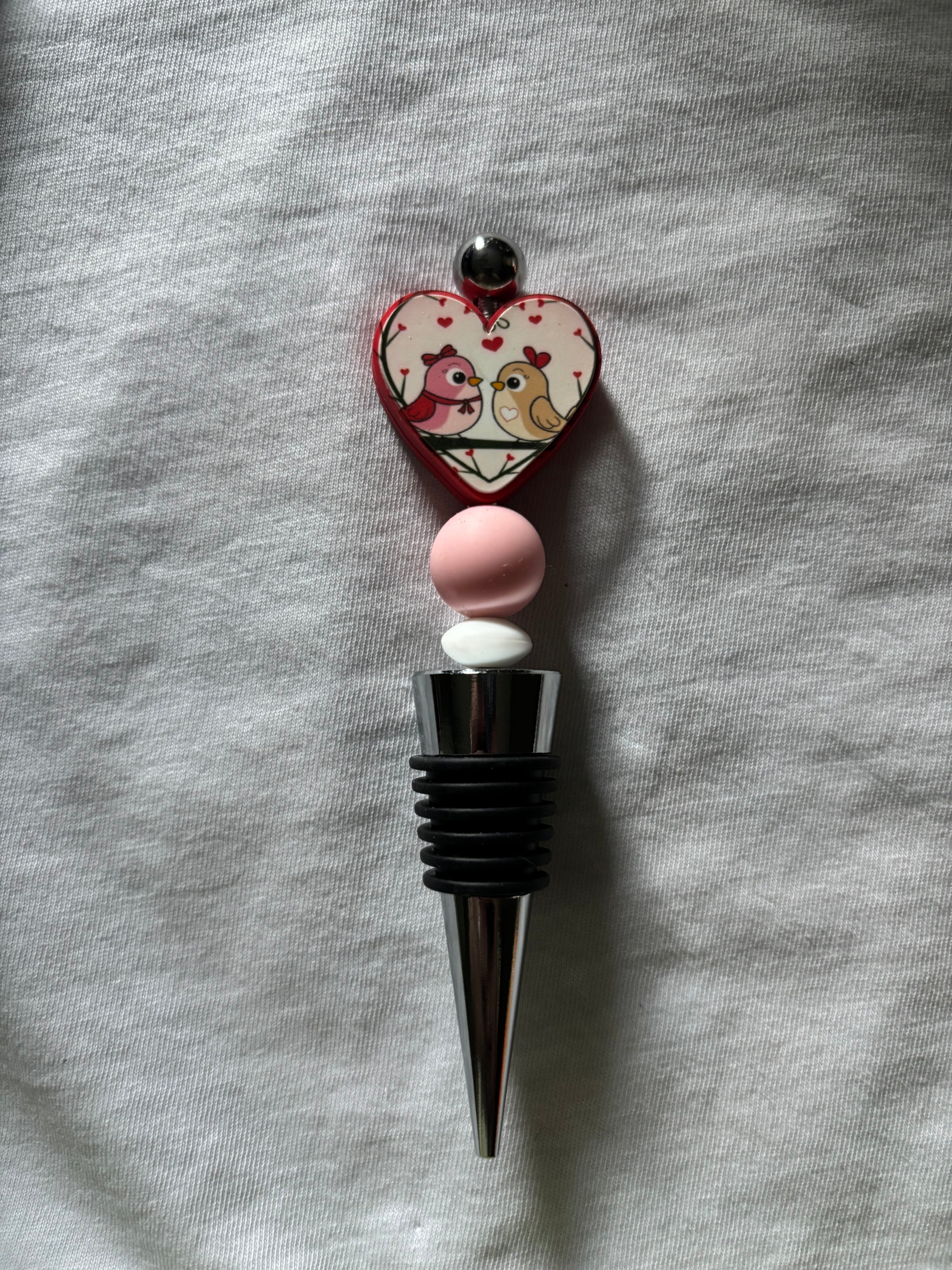 Love Birds Wine Stopper