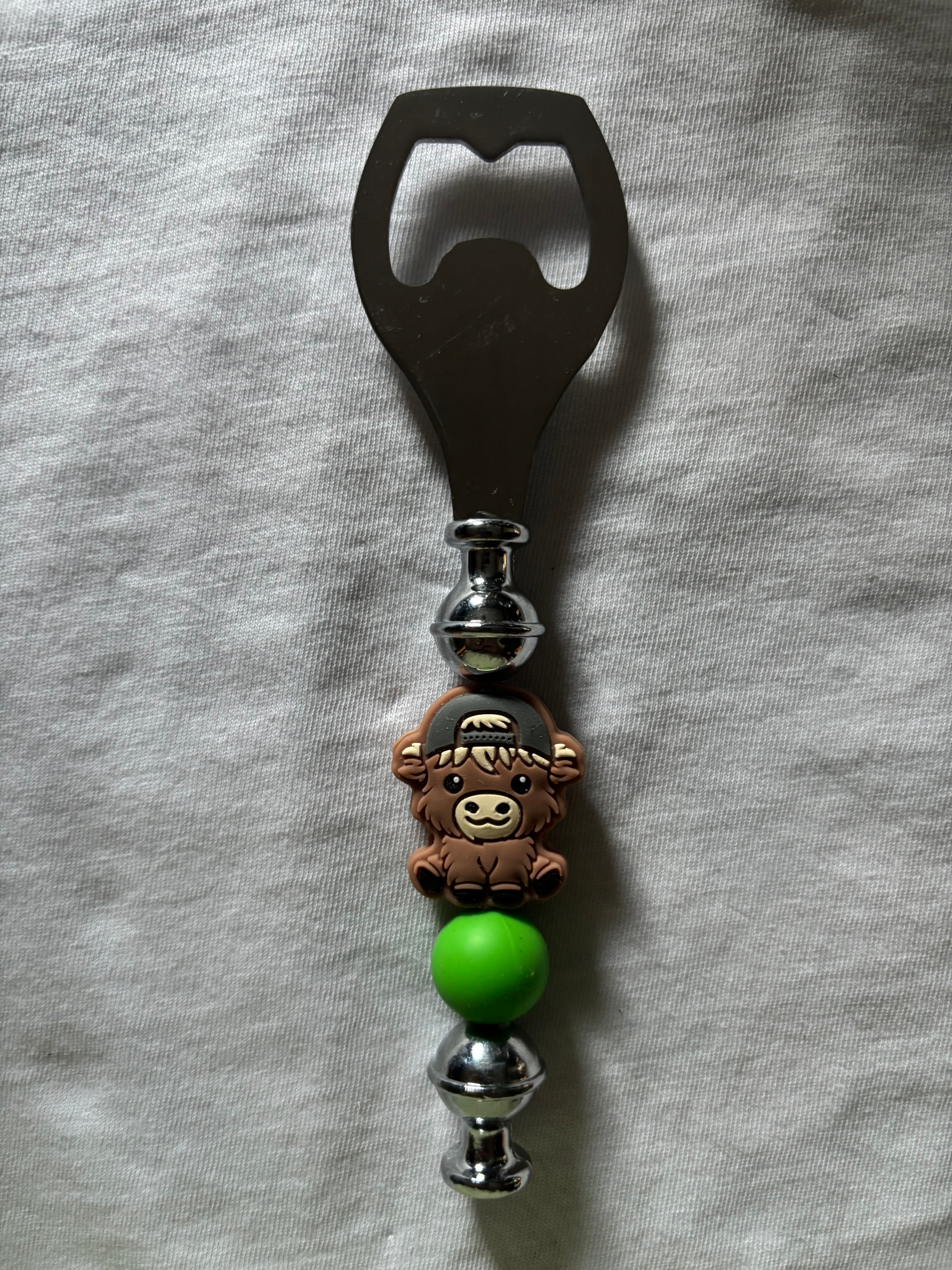 Boy Highland Cow Bottle Opener