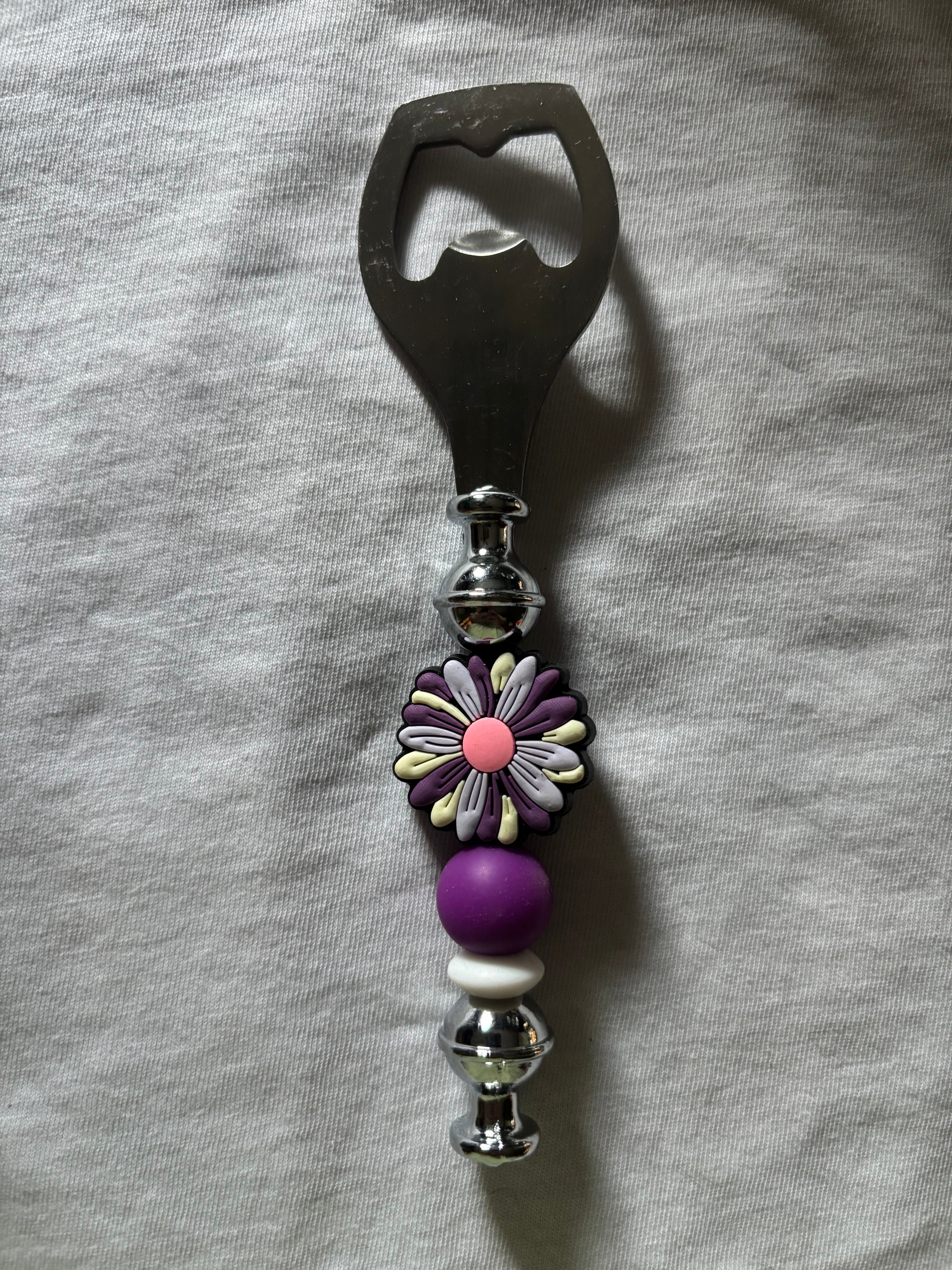 Purple Flower Bottle Opener