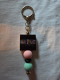 Hair Stylist Keychain